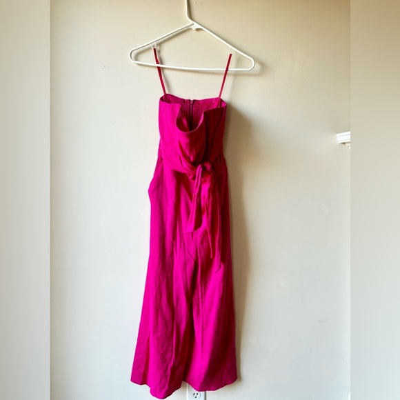 MAEVE | Anthropologie strapless Brin jumpsuit Fuschia | 2 - Picture 6 of 10